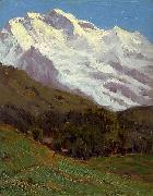 Charles Warren Eaton The Jungfrau USA oil painting artist